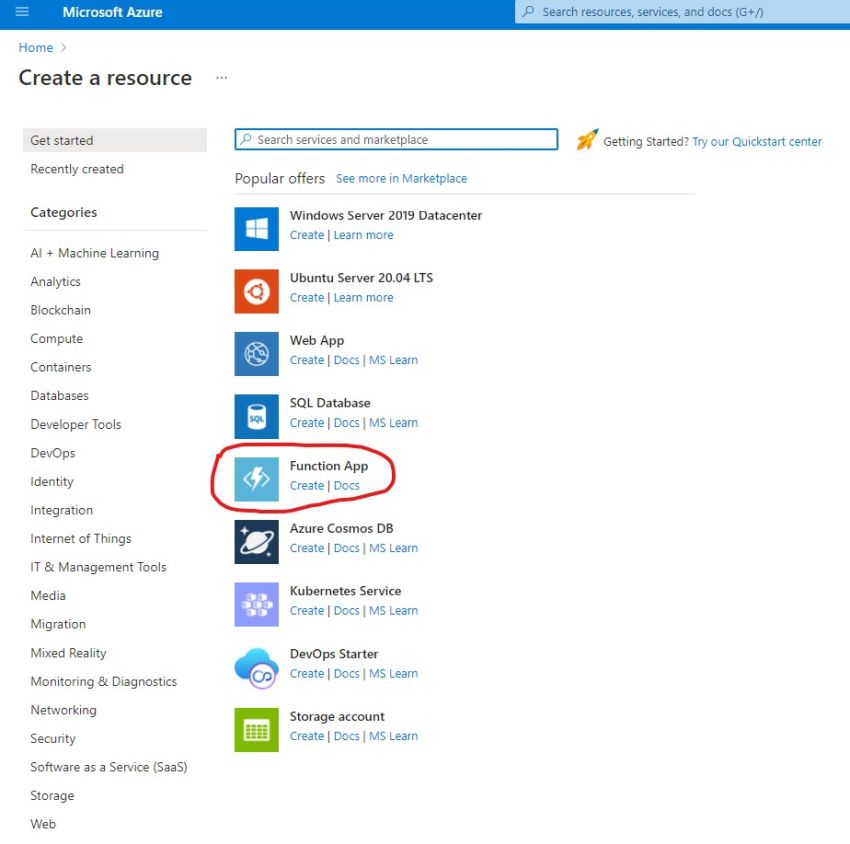 Azure Function - An Serverless Architecture